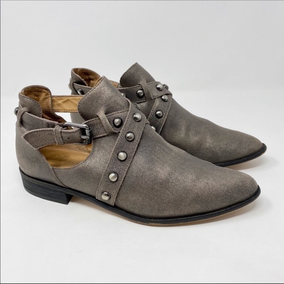 Corso Como Shoes - Corso Como Leather Ankle Boots Size 8.5